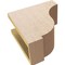 Ekena Millwork 5"W x 10"D x 10"H Classic Van Buren Rough Cedar Woodgrain TimberThane Corbel, Primed Tan CORUR05X10X10VANRCPR - alternate 4